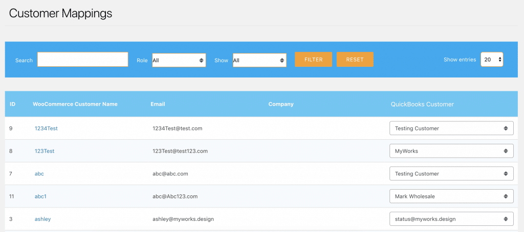 woocommerce quickbooks sync