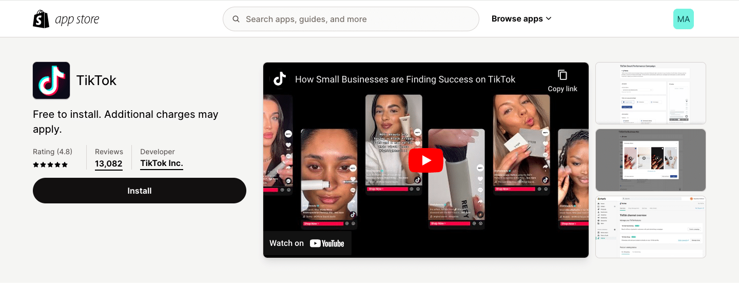 How to Sell on TikTok with Shopify Step 4