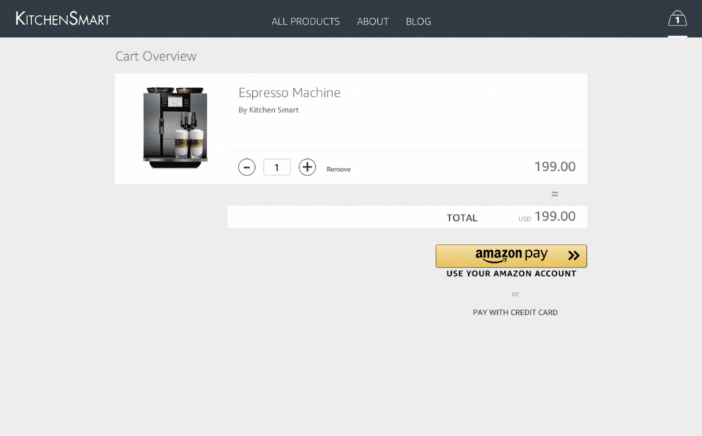 Best woocommerce payment gateways: Amazon Pay