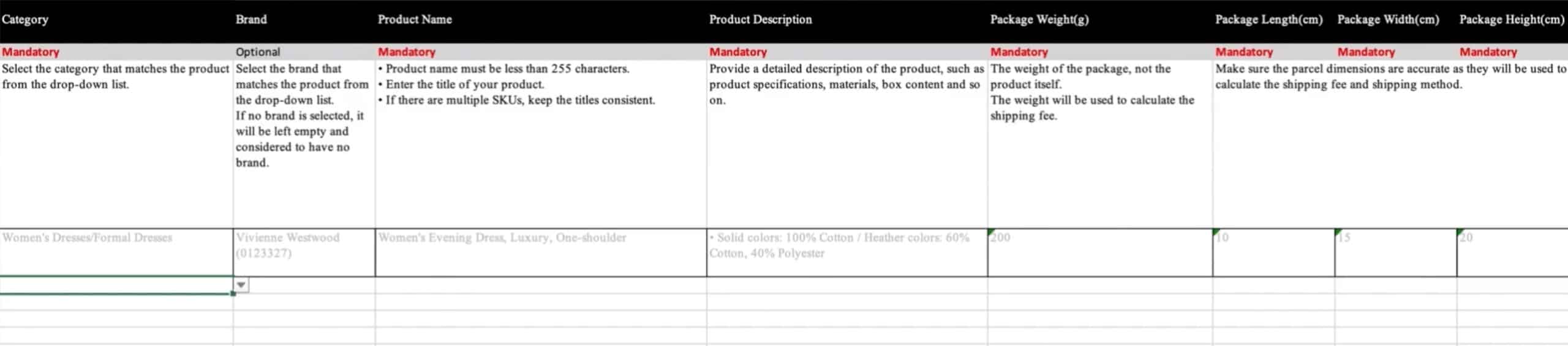 How to add batch products to TikTok Shop: step 3