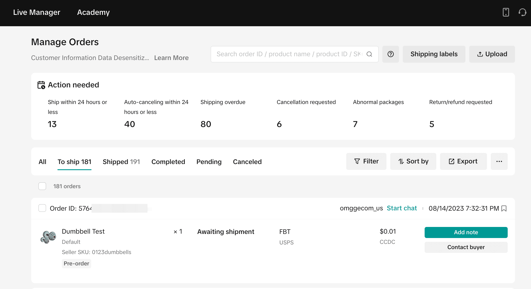 How to fulfill TikTok Shop orders