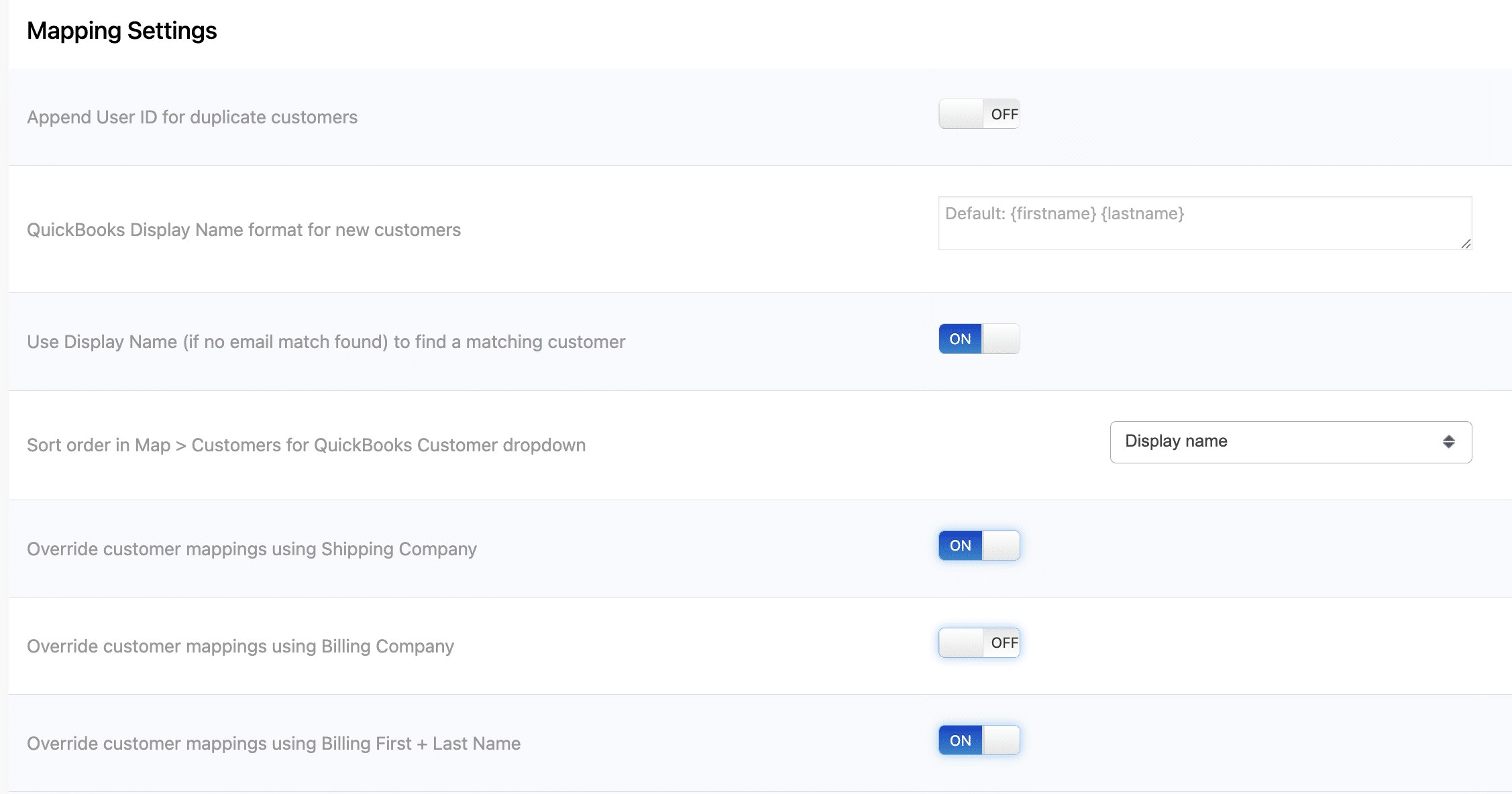 WooCommerce Order Inventory tax Mapping